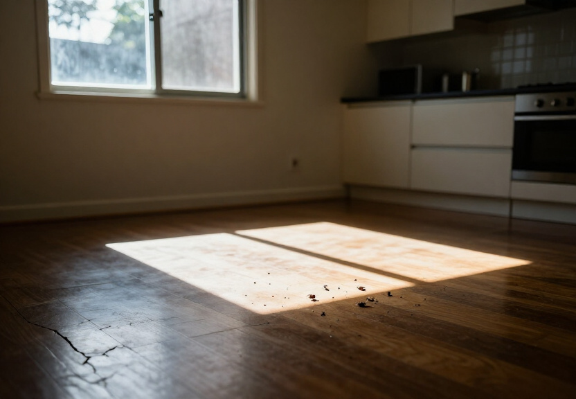 Termite damage in a Putney home before treatment